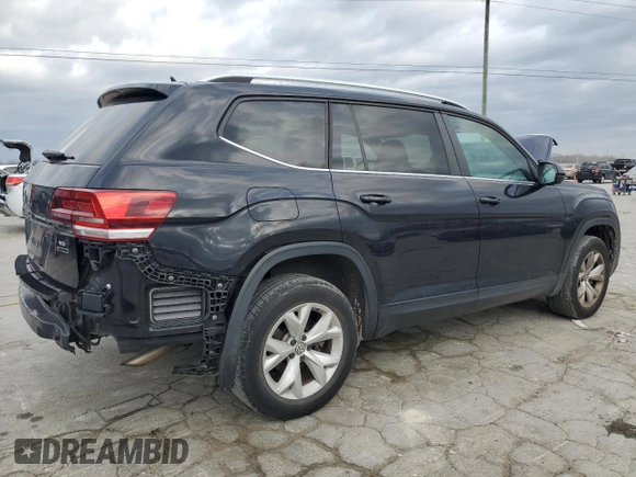 2019 Volkswagen Atlas S with VIN 1V2GR2CA6KC543907, listed as a Copart auction lot 49256425 with 81,240 mi miles and Salvage title. Bid and sale history available at DreamBid. Image 3.
