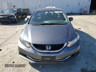 2013 Honda Civic EX with VIN 19XFB2F8XDE268824, listed as a Copart auction lot 52260635 with 141,214 mi miles and Salvage Title. Bid and sale history available at DreamBid. Image 5.