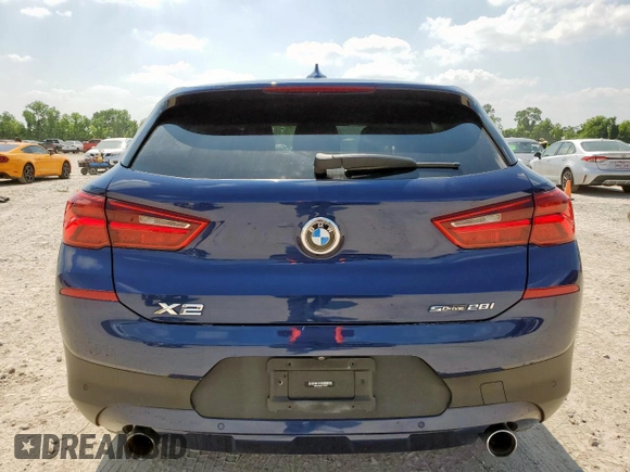 2020 BMW X2 sDrive28i with VIN WBXYH9C0XL5P59325, listed as a Copart auction lot 57661505 with 49,551 mi miles and Salvage title. Bid and sale history available at DreamBid. Image 6.