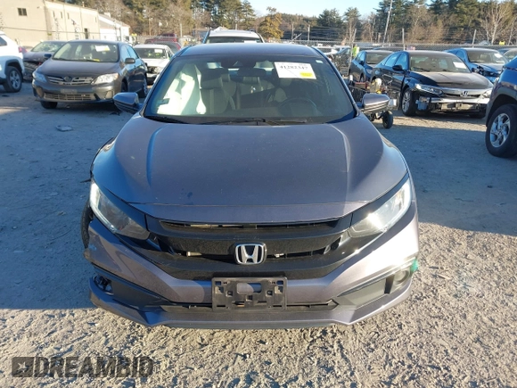 2020 Honda Civic Sedan Sport with VIN 2HGFC2F82LH516663, listed as a IAAI auction lot 41282347 with 40,451 mi miles. Bid and sale history available at carsss.com. Image 12.