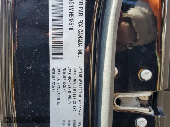 2021 Dodge Charger GT with VIN 2C3CDXHG1MH518510, listed as a Copart auction lot 46490665 with 139,473 mi miles and Clean Title. Bid and sale history available at DreamBid. Image 12.