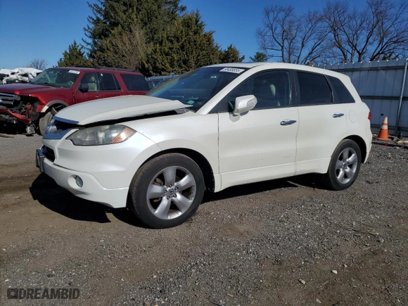 2007 Acura RDX Tech Pkg with VIN 5J8TB18547A024529, listed as a Copart auction lot 50488855 with 122,977 mi miles and Salvage Title. Bid and sale history available at carsss.com. Image 1.