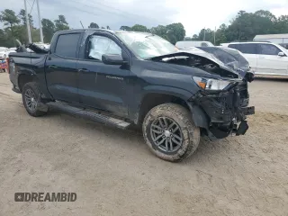 2024 Chevrolet Colorado 2WD LT with VIN 1GCGSCECXR1205670, listed as a Copart auction lot 57727145 with Not provided miles and Salvage title. Bid and sale history available at DreamBid. Image 4.