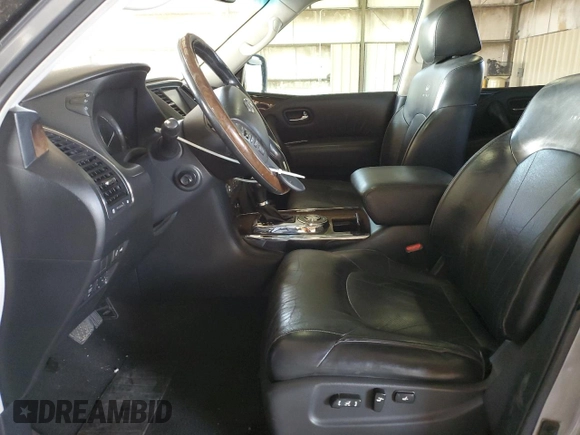 2012 Infiniti QX56 7-passenger with VIN JN8AZ2NF9C9515733, listed as a Copart auction lot 78267924 with 147,493 mi miles and Clean Title. Bid and sale history available at carsss.com. Image 7.