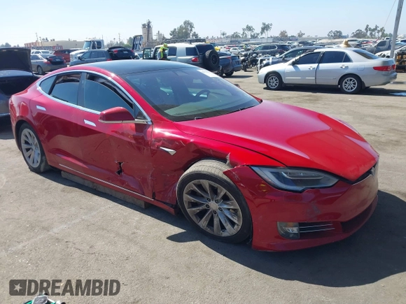 2016 Tesla Model S 90D with VIN 5YJSA1E22GF174654, listed as a IAAI auction lot 41700676 with 193,813 mi miles and . Bid and sale history available at DreamBid. Image 1.