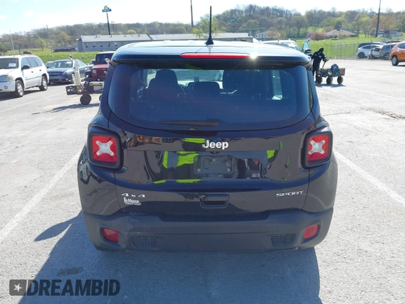 2022 Jeep Renegade Sport with VIN ZACNJDA12NPN69111, listed as a IAAI auction lot 42032566 with 21,828 mi miles and . Bid and sale history available at DreamBid. Image 16.