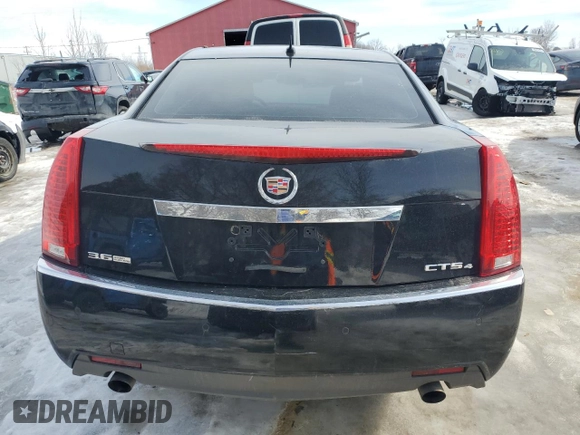 2008 Cadillac CTS AWD w/1SB with VIN 1G6DT57V380176126, listed as a Copart auction lot 46101225 with 144,871 mi miles and Salvage Title. Bid and sale history available at carsss.com. Image 6.