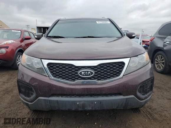 2013 Kia Sorento LX with VIN 5XYKTDA2XDG387261, listed as a Copart auction lot 51788685 with 57,131 mi miles and Salvage Title. Bid and sale history available at carsss.com. Image 5.