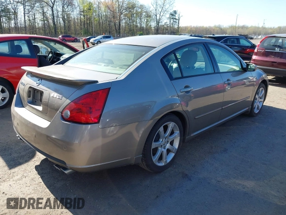 2007 Nissan Maxima 3.5 SE with VIN 1N4BA41E47C854298, listed as a IAAI auction lot 41999478 with 104,508 mi miles. Bid and sale history available at carsss.com. Image 4.