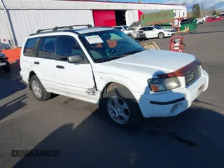 2003 Subaru Forester XS with VIN JF1SG65623H742223, listed as a IAAI auction lot 41713210 with 185,779 mi miles. Bid and sale history available at carsss.com. Image 1.