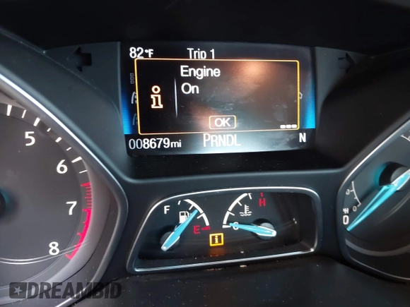 2016 Ford Focus SE with VIN 1FADP3F25GL317830, listed as a IAAI auction lot 42348499 with 8,679 mi miles and . Bid and sale history available at DreamBid. Image 7.