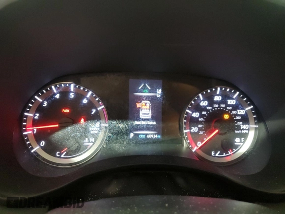 2022 Toyota Highlander L with VIN 5TDCZRAH6NS097981, listed as a Copart auction lot 54447185 with 60,934 mi miles and Salvage title. Bid and sale history available at DreamBid. Image 9.