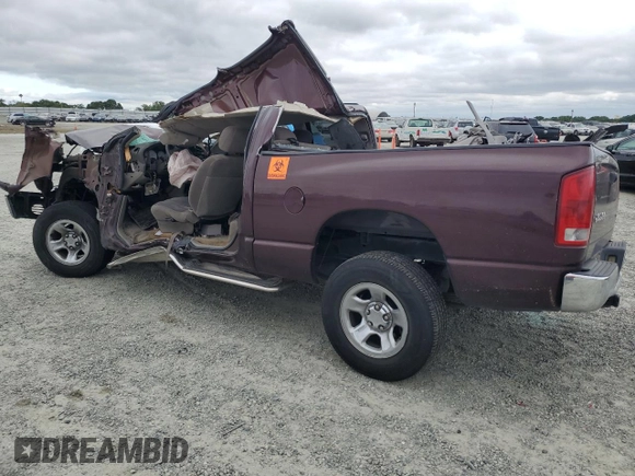 2004 Dodge 1500 SLT with VIN 1D7HA18N34S586408, listed as a Copart auction lot 53653925 with Not Provided miles and Non Repairable. Bid and sale history available at DreamBid. Image 2.
