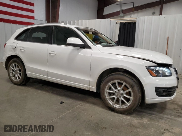 2010 Audi Q5 Premium Plus with VIN WA1LKAFP7AA004585, listed as a Copart auction lot 51585445 with 97,534 mi miles and Salvage title. Bid and sale history available at DreamBid. Image 4.