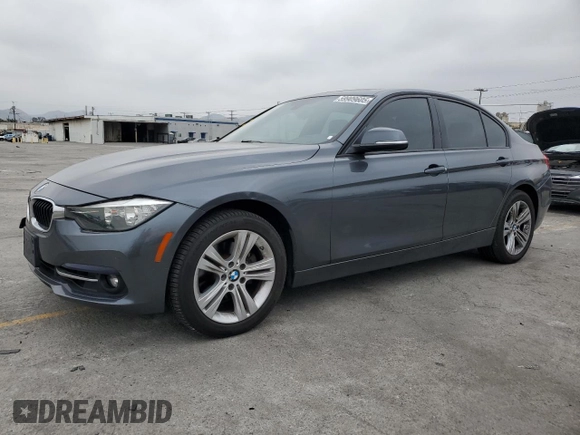 2016 BMW 3 Series 328i with VIN WBA8E9G51GNT42237, listed as a Copart auction lot 59909605 with 117,908 mi miles and Salvage title. Bid and sale history available at DreamBid. Image 1.