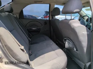 2006 Chevrolet Aveo LS with VIN KL1TD56666B540466, listed as a Copart auction lot 60418355 with 252,838 mi miles and Salvage title. Bid and sale history available at DreamBid. Image 10.