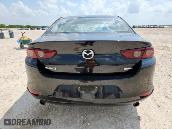 2020 Mazda 3 with VIN 3MZBPABL1LM127551, listed as a Copart auction lot 59587255 with 77,261 mi miles and Salvage title. Bid and sale history available at DreamBid. Image 6.