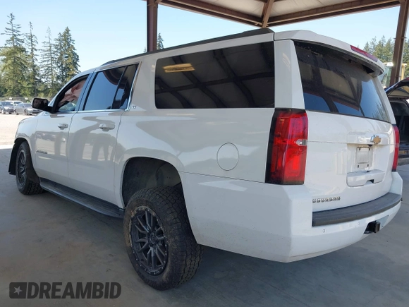 2019 Chevrolet Suburban LT with VIN 1GNSKHKC2KR384572, listed as a IAAI auction lot 42118571 with Not Provided miles and . Bid and sale history available at DreamBid. Image 3.