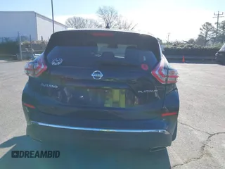 2017 Nissan Murano Platinum z VIN 5N1AZ2MG1HN184632, wystawiony jako IAAI lot #41643809 z przebiegiem 133 966 mil mil oraz . Historia ofert i sprzedaży dostępna na DreamBid. Obrazek 16.