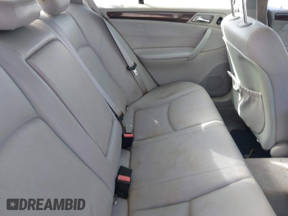 2004 Mercedes-Benz C 320 with VIN WDBRF64J04F551588, listed as a IAAI auction lot 41971774 with 184,594 mi miles and . Bid and sale history available at DreamBid. Image 8.