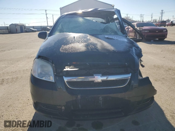 2011 Chevrolet Aveo 1LT z VIN KL1TD5DE3BB257379, wystawiony jako Copart lot #46844885 z przebiegiem Nie podano mil oraz Szkoda całkowita • Salvage title. Historia ofert i sprzedaży dostępna na DreamBid. Obrazek 5.