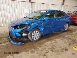 2022 Kia Rio S with VIN 3KPA24AD4NE452586, listed as a Copart auction lot 51971615 with 59,602 mi miles and Salvage Title. Bid and sale history available at carsss.com. Image 1.