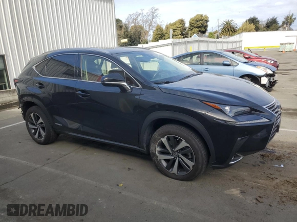 2021 Lexus NX with VIN JTJGJRDZ2M2161823, listed as a Copart auction lot 50241265 with 33,054 mi miles and Salvage Title. Bid and sale history available at carsss.com. Image 4.