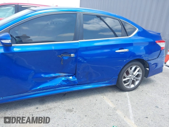 2015 Nissan Sentra SR with VIN 3N1AB7AP4FY293633, listed as a IAAI auction lot 42164683 with 161,257 mi miles and . Bid and sale history available at DreamBid. Image 6.