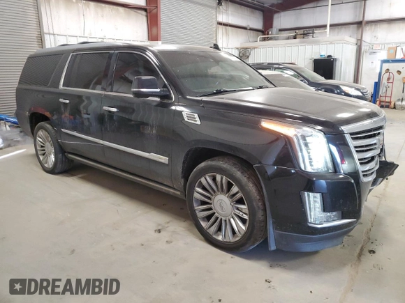 2015 Cadillac Escalade ESV Platinum z VIN 1GYS4UKJ7FR606162, wystawiony jako Copart lot #41988655 z przebiegiem 252 337 mil mil oraz Szkoda całkowita • Salvage title. Historia ofert i sprzedaży dostępna na DreamBid. Obrazek 4.