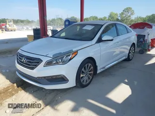 2016 Hyundai Sonata Sport with VIN 5NPE34AF1GH283142, listed as a IAAI auction lot 42226129 with 111,724 mi miles and . Bid and sale history available at DreamBid. Image 17.