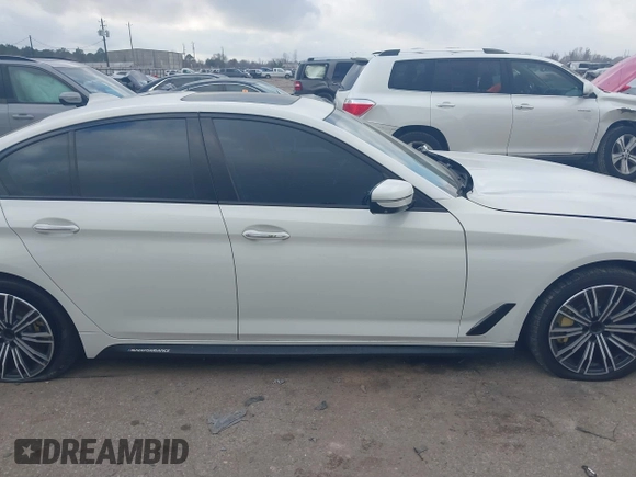 2017 BMW 5 Series 540i with VIN WBAJE5C3XHG913955, listed as a IAAI auction lot 41499473 with 107,227 mi miles and . Bid and sale history available at carsss.com. Image 13.