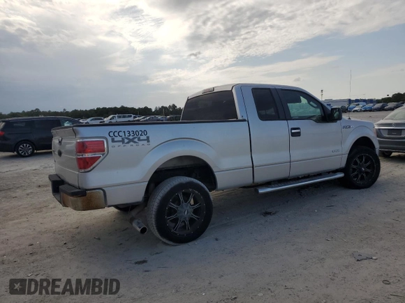 2011 Ford F-150 XL with VIN 1FTFX1ET3BFC29206, listed as a Copart auction lot 54816525 with 259,166 mi miles and Clean Title. Bid and sale history available at carsss.com. Image 4.