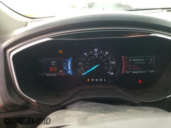 2019 Ford Fusion Hybrid SE with VIN 3FA6P0LU0KR134715, listed as a Copart auction lot 40792953 with 93,191 mi miles. Bid and sale history available at carsss.com. Image 9.
