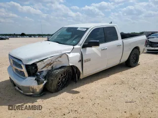 2016 Ram 1500 Big Horn z VIN 1C6RR6GT8GS119274, wystawiony jako Copart lot #57993025 z przebiegiem 111 033 mil mil oraz Szkoda całkowita • Salvage title. Historia ofert i sprzedaży dostępna na DreamBid. Obrazek 1.