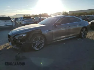 2013 BMW 6 Series 640i with VIN WBA6A0C59DDZ03953, listed as a Copart auction lot 81547444 with 166,895 mi miles and Salvage Title. Bid and sale history available at DreamBid. Image 1.