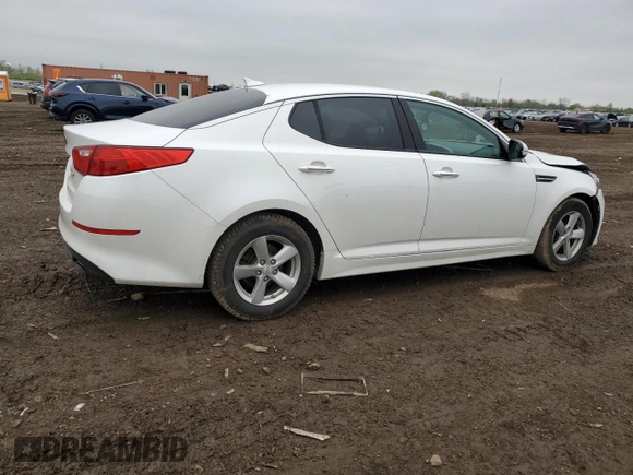 2015 Kia Optima LX z VIN KNAGM4A73F5573246, wystawiony jako Copart lot #55215845 z przebiegiem 152 978 mil mil oraz Szkoda całkowita • Salvage title. Historia ofert i sprzedaży dostępna na DreamBid. Obrazek 3.