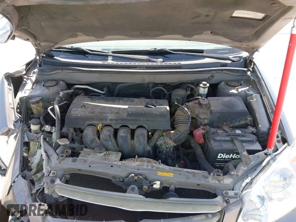 2004 Toyota Corolla CE with VIN 2T1BR38E64C254811, listed as a IAAI auction lot 41930304 with 160,533 mi miles and . Bid and sale history available at DreamBid. Image 10.
