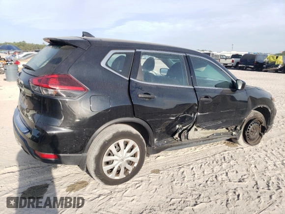 2020 Nissan Rogue S with VIN 5N1AT2MVXLC781105, listed as a Copart auction lot 50821855 with 51,602 mi miles and Salvage Title. Bid and sale history available at carsss.com. Image 3.