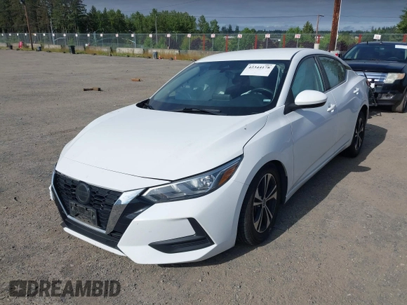 2022 Nissan Sentra SV z VIN 3N1AB8CV1NY272528, wystawiony jako IAAI lot #42344178 z przebiegiem 50 569 mil mil oraz . Historia ofert i sprzedaży dostępna na DreamBid. Obrazek 17.