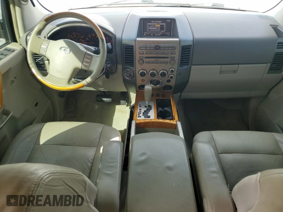 2005 Infiniti QX56 with VIN 5N3AA08C85N803975, listed as a Copart auction lot 51821625 with 146,924 mi miles and Salvage Title. Bid and sale history available at DreamBid. Image 8.