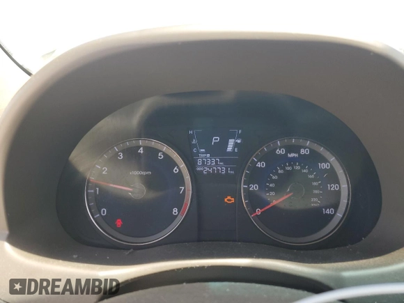 2013 Hyundai Accent GLS with VIN KMHCT4AE8DU310896, listed as a Copart auction lot 53706065 with 247,731 mi miles and Salvage Title. Bid and sale history available at carsss.com. Image 9.