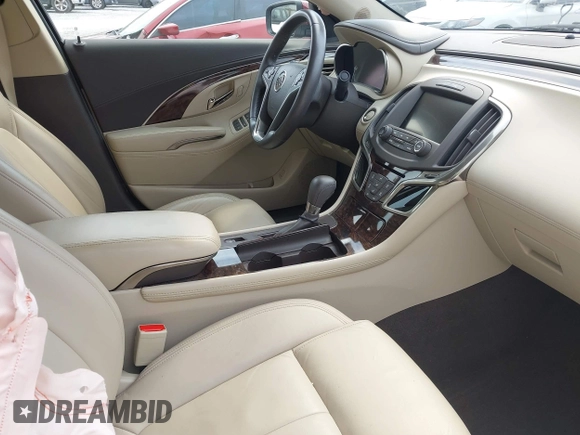 2015 Buick LaCrosse Leather with VIN 1G4GB5GR1FF296173, listed as a IAAI auction lot 41611401 with 56,673 mi miles and . Bid and sale history available at DreamBid. Image 5.