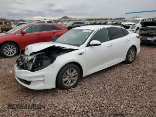 2018 Kia Optima S with VIN 5XXGT4L33JG184210, listed as a Copart auction lot 49111645 with 155,505 mi miles and Salvage title. Bid and sale history available at DreamBid. Image 1.