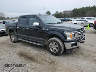 2020 Ford F-150 XL with VIN 1FTEW1E54LKE55960, listed as a Copart auction lot 44370224 with Not provided miles and Salvage title. Bid and sale history available at DreamBid. Image 4.