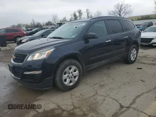 2017 Chevrolet Traverse LS with VIN 1GNKRFED8HJ207861, listed as a Copart auction lot 52885635 with 202,936 mi miles and Salvage title. Bid and sale history available at DreamBid. Image 1.