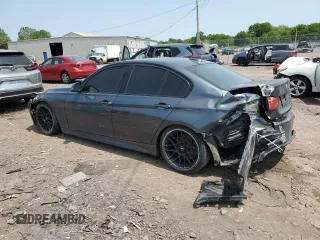 2014 BMW 3 Series 335i xDrive with VIN WBA3B9G59ENR91901, listed as a Copart auction lot 59386295 with 109,995 mi miles and Salvage title. Bid and sale history available at DreamBid. Image 2.