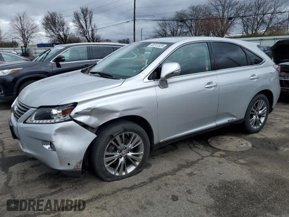 2013 Lexus RX with VIN JTJZB1BAXD2006974, listed as a Copart auction lot 49741525 with 154,651 mi miles and Salvage Title. Bid and sale history available at carsss.com. Image 1.