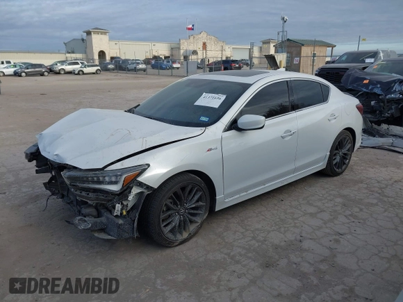 2020 Acura ILX w/Premium/A-SPEC Pkg with VIN 19UDE2F89LA004463, listed as a IAAI auction lot 41371656 with 104,463 mi miles. Bid and sale history available at carsss.com. Image 18.