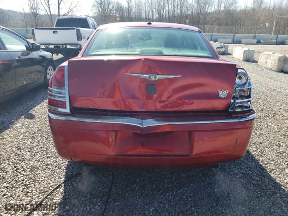 2007 Chrysler 300 C with VIN 2C3KA63H57H698142, listed as a Copart auction lot 48398145 with 155,827 mi miles and Salvage Title. Bid and sale history available at carsss.com. Image 6.