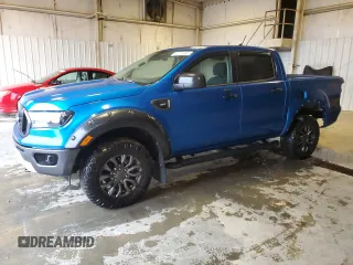 2021 Ford Ranger XL with VIN 1FTER4FH3MLD77703, listed as a Copart auction lot 44117485 with 44,938 mi miles and Salvage Title. Bid and sale history available at carsss.com. Image 1.